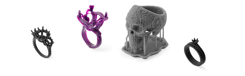 Schmuck 3D-Druck Formlabs