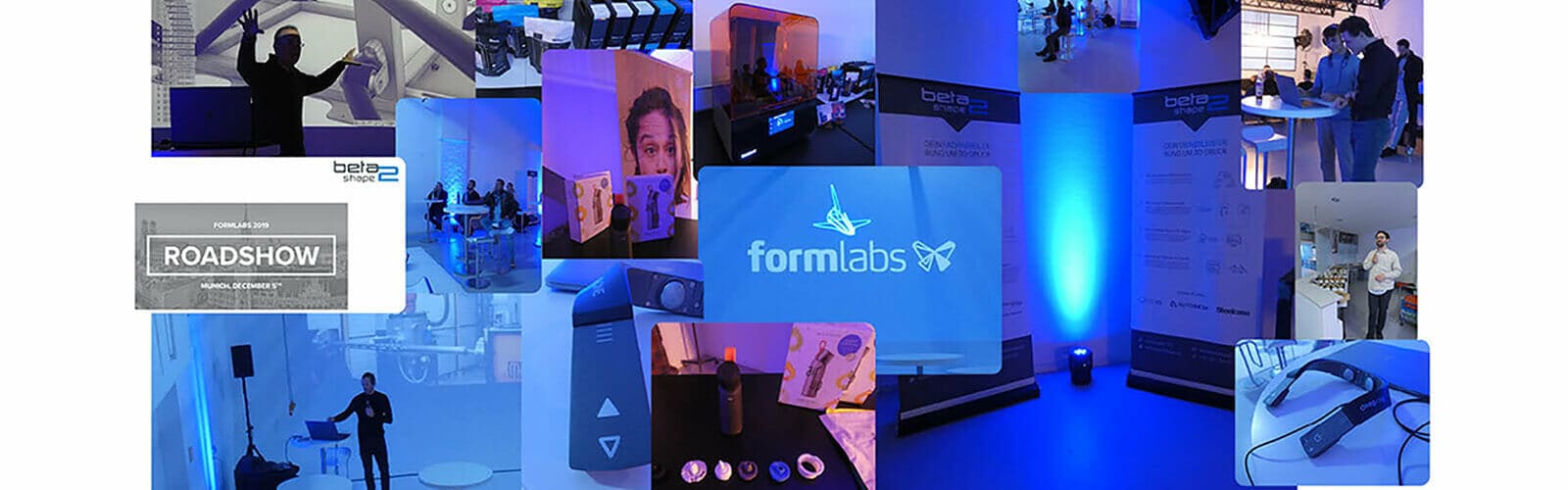 Formlabs Roadshow München 2019 bei Beta2Shape collage