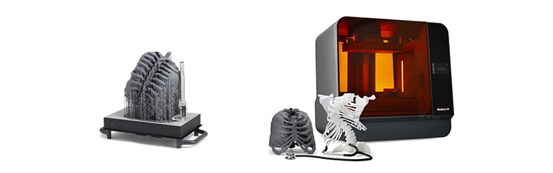 Formlabs Form B3L mit medizinischem Anschauungsmodellen