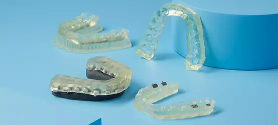 Beta2Shape Formlabs Dental Spange 3D-Druck Bohrschablone für Dentalanwendungen